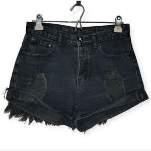 One teaspoon distressed dark denim shorts, 10/28